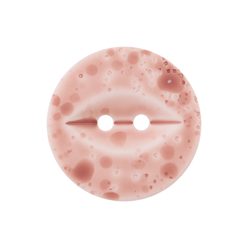 Bunli - DIY 10 Pack Mottled Round Button
