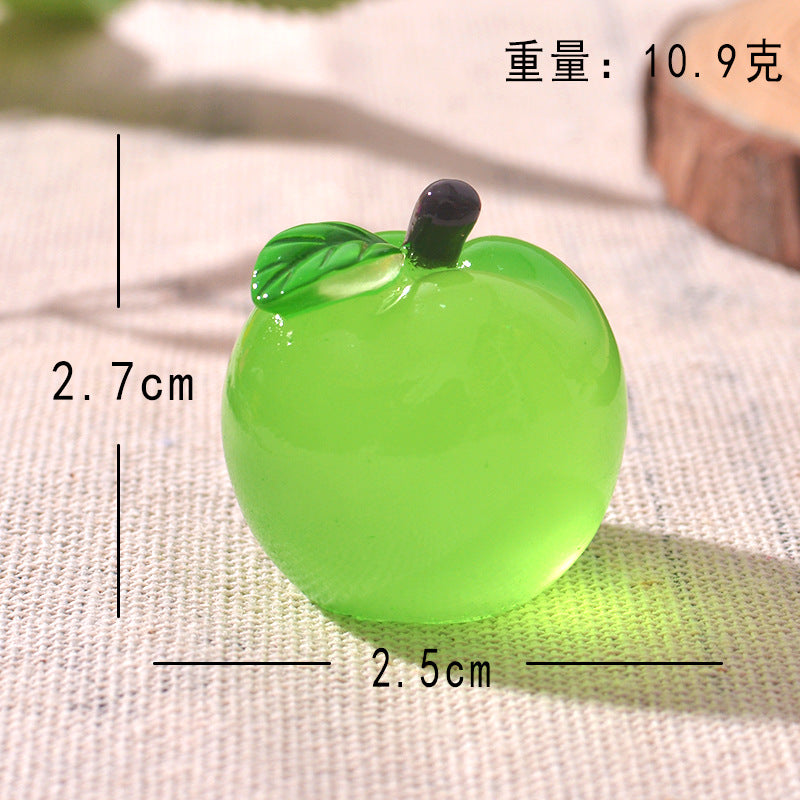 微景观创意仿真大西瓜水果萌粒 食玩diy装饰品盲袋配件桌面小摆件