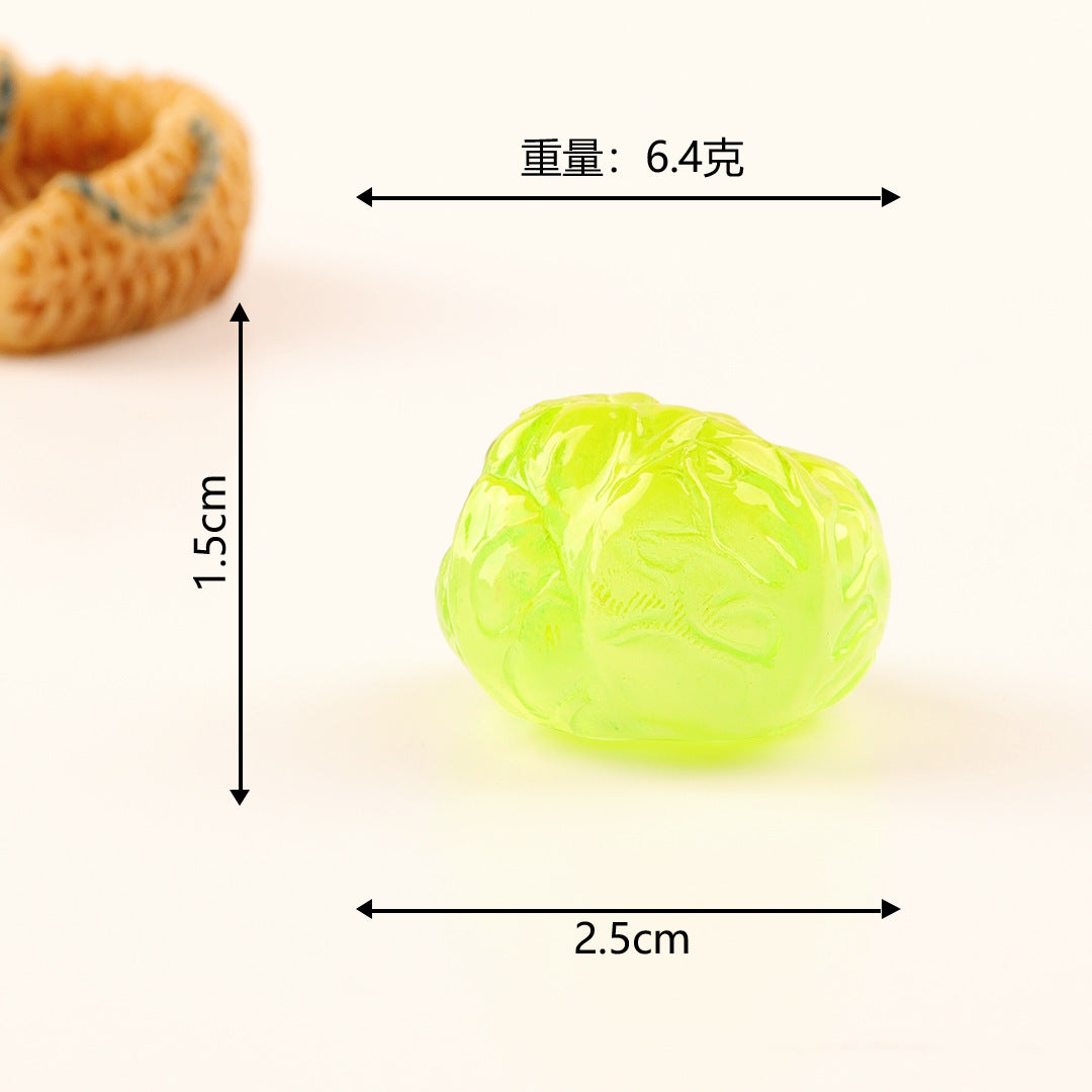 微景观小摆件夜光仿真蔬菜南瓜 创意diy装饰品微缩场景小摆件批发