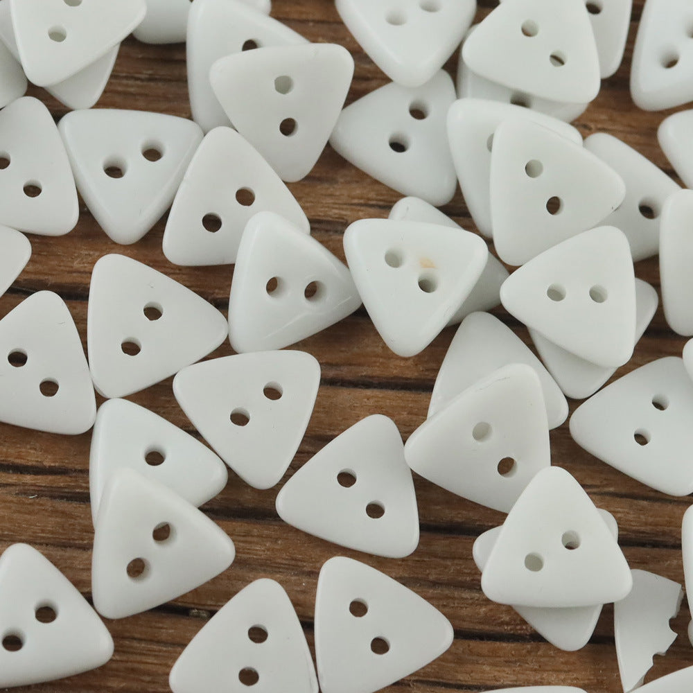 Bunli - DIY 10 Pack Solid-Tone Triangle Button