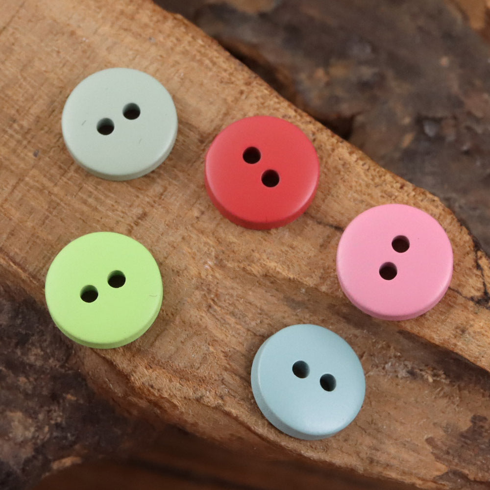 Bunli - DIY 10 Pack Bowl Shape Two Hole Button