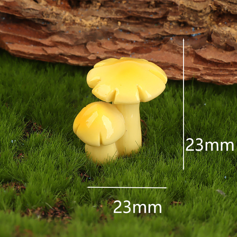 苔藓微景观仿真小蘑菇 创意 DIY 盆景装饰摆件 园艺造景配件