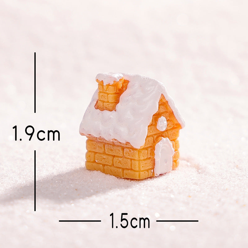Objella - Festive Snow House Miniature Ornament