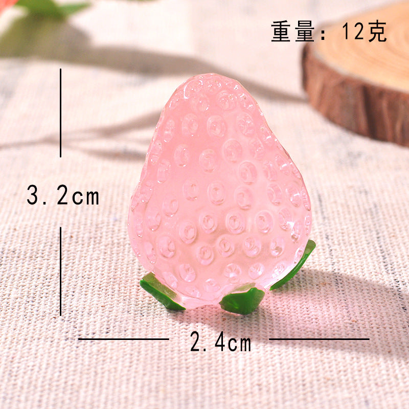 微景观创意仿真大西瓜水果萌粒 食玩diy装饰品盲袋配件桌面小摆件