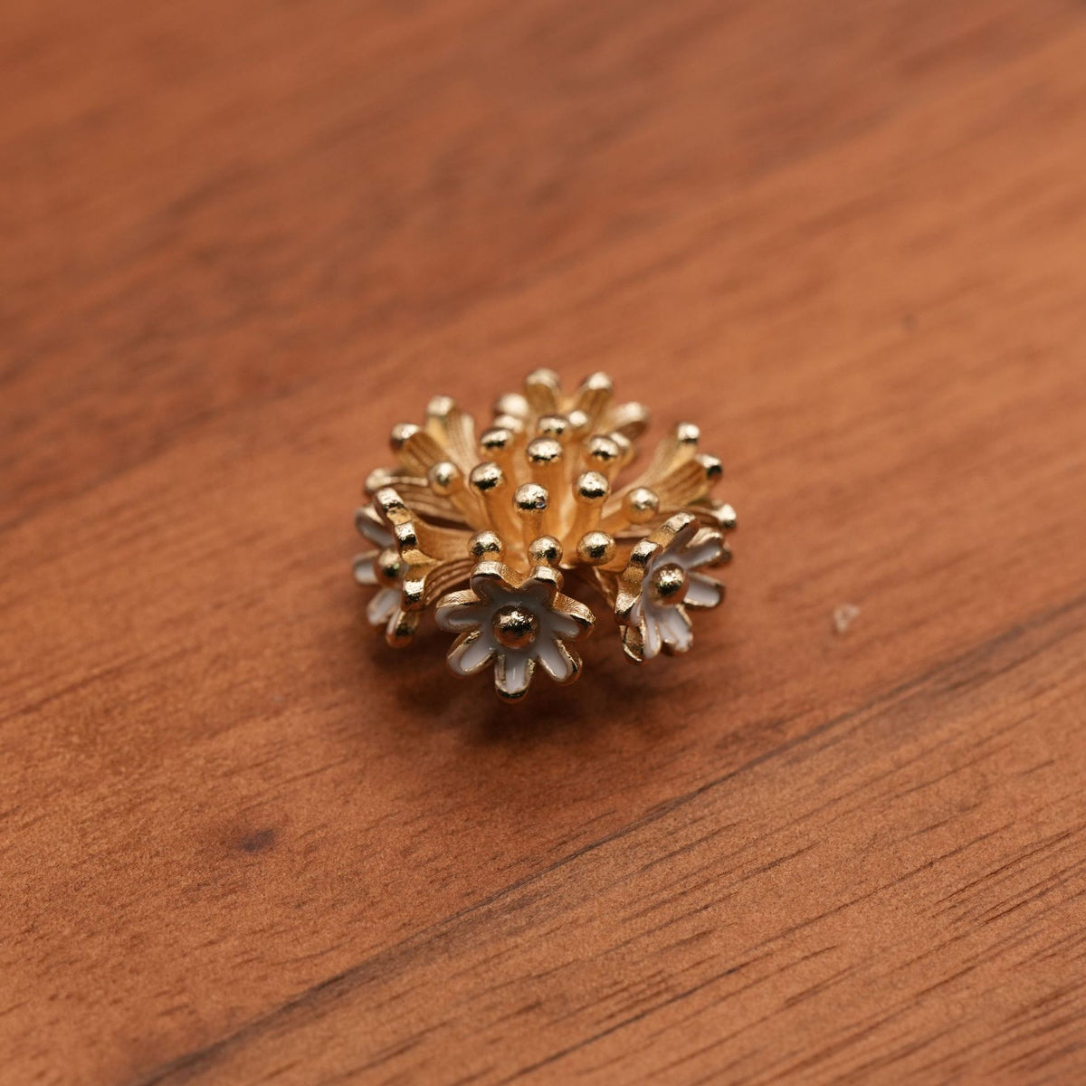 Bunli - DIY 10 Pack Ornate Floral Shank Button