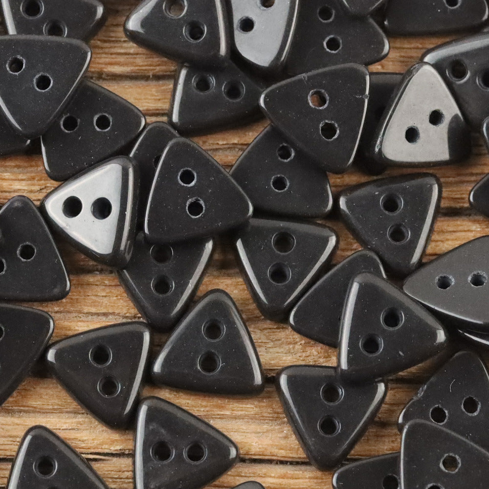 Bunli - DIY 10 Pack Solid-Tone Triangle Button