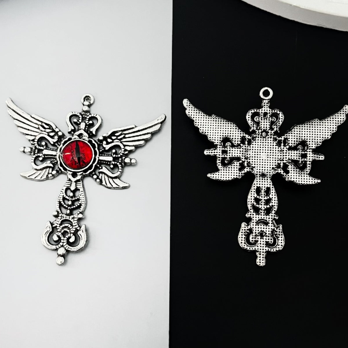 Elvane - Winged Eye Cross Pendant Only