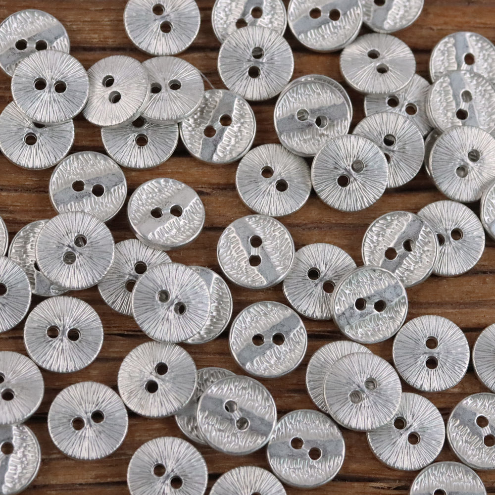 Bunli - DIY 10 Pack Textured Varied-Tone Round Button