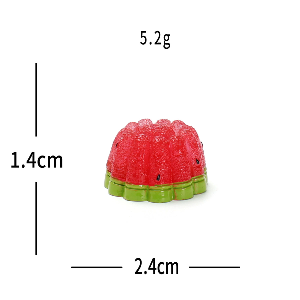 Objella - Watermelon Dessert Miniature Ornament