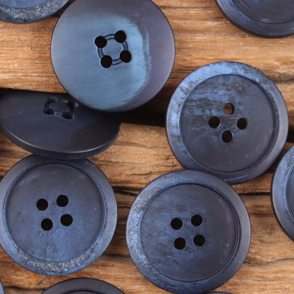 Bunli - DIY 10 Pack Gradient Recessed-Rim Round Button
