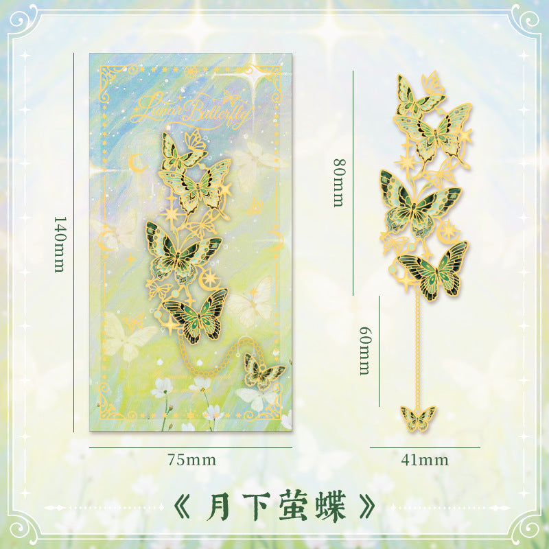 Novellea - Butterfly-Vine Openwork-Charm Bookmark
