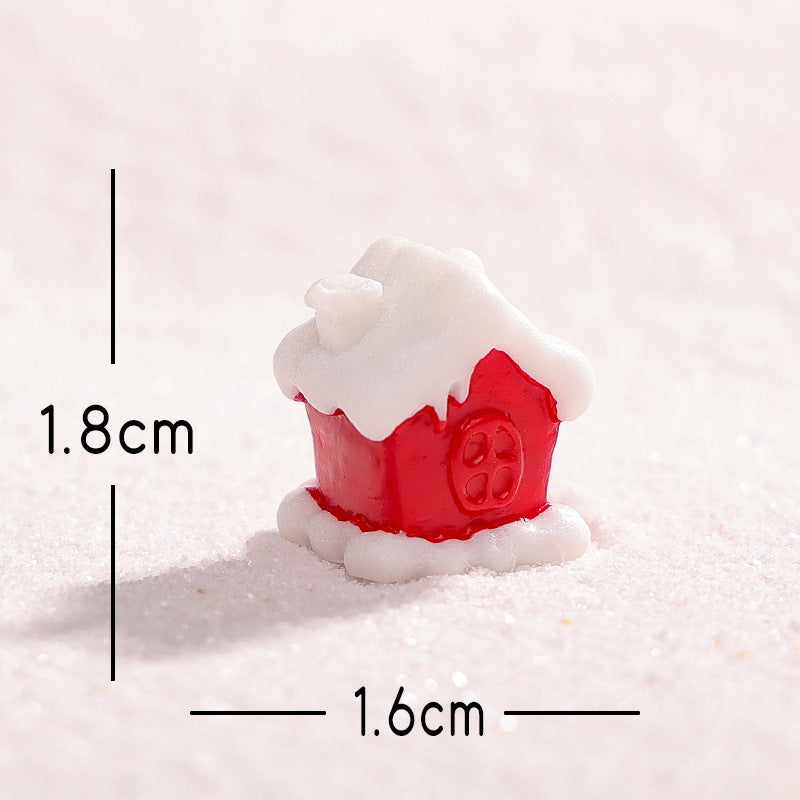 Objella - Festive Snow House Miniature Ornament