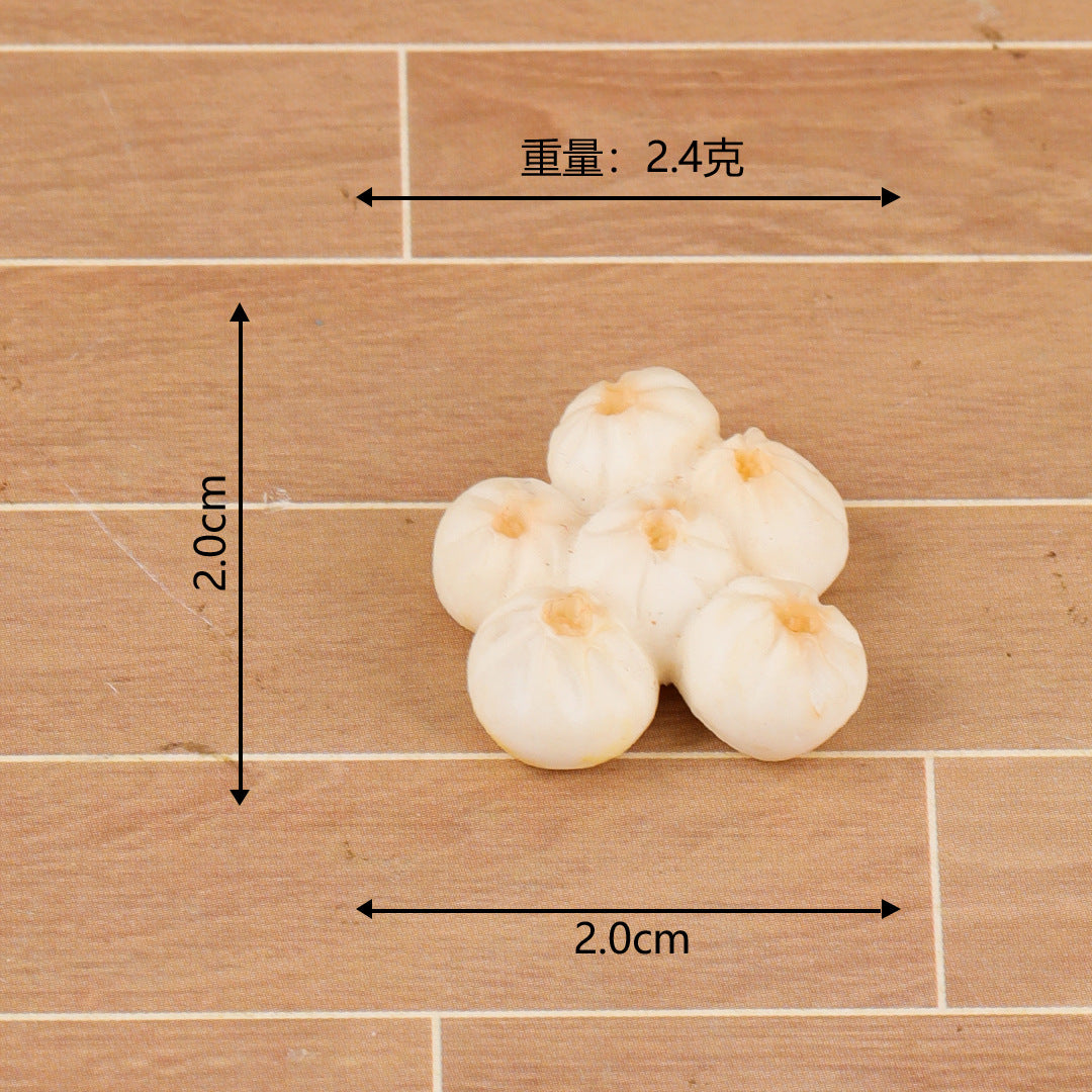 微景观创意仿真食玩中式传统早茶餐 diy装饰品微缩迷你树脂小摆件