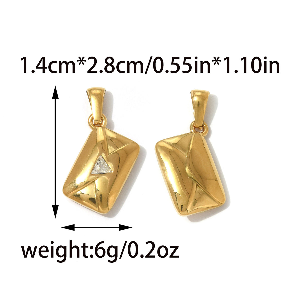 Elvane - Lucky Horseshoe and Envelope Pendant Only
