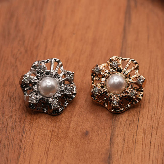 Bunli - DIY 10 Pack Irregular-Scalloped Openwork Buttons