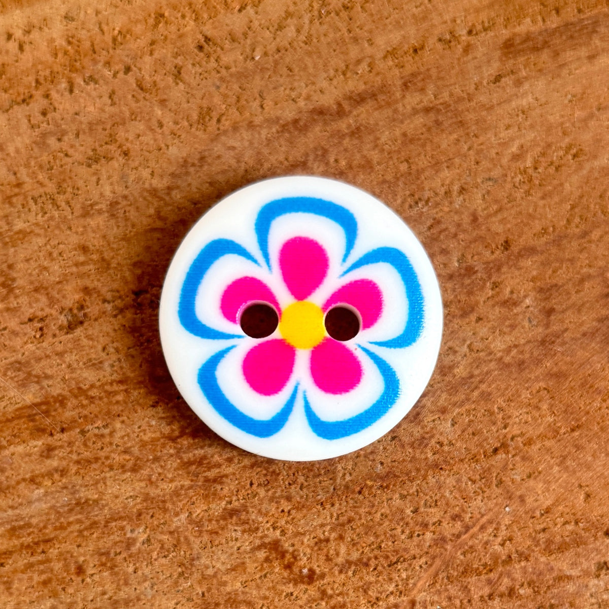 Bunli - DIY 10 Pack Colorful Mixed-Pattern Round Button