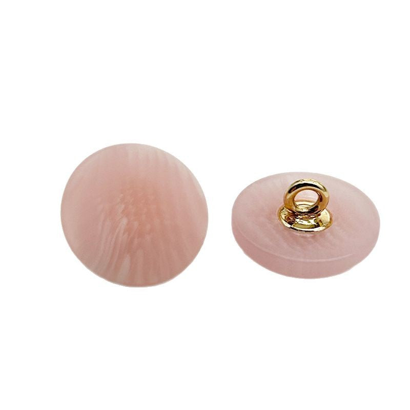 彩色蘑菇扣花纹树脂金属双拼纽扣毛衣针织衫开衫有脚手缝扣子装饰