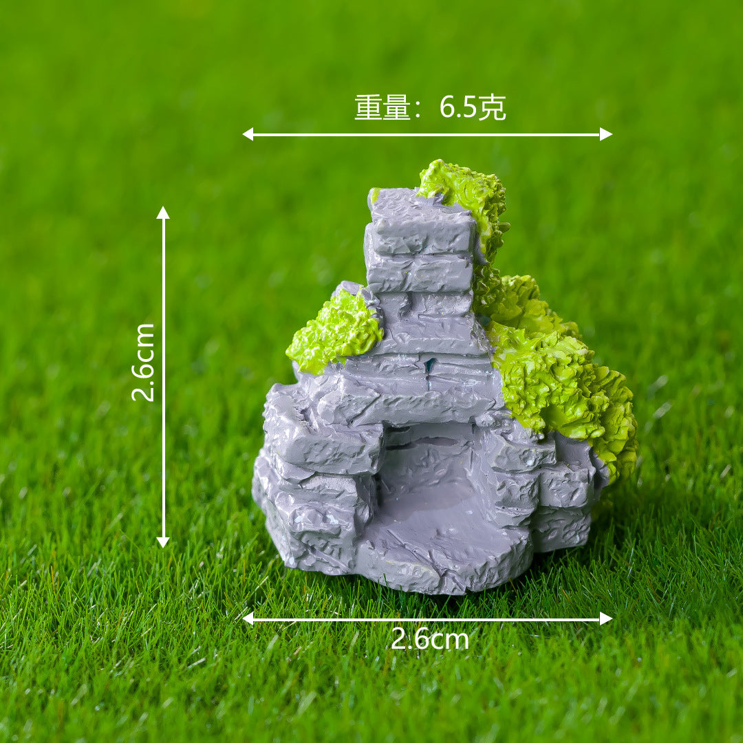 苔藓微景观创意治愈小森林 diy园艺造景装饰品配件摆设桌面小摆件