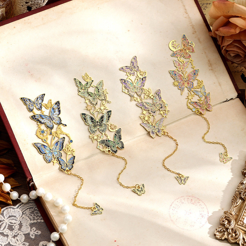 Novellea - Butterfly-Vine Openwork-Charm Bookmark
