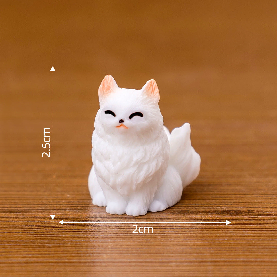 微景观创意可爱小猫猫咪 diy装饰品盲袋配件迷你桌面汽车载小摆件