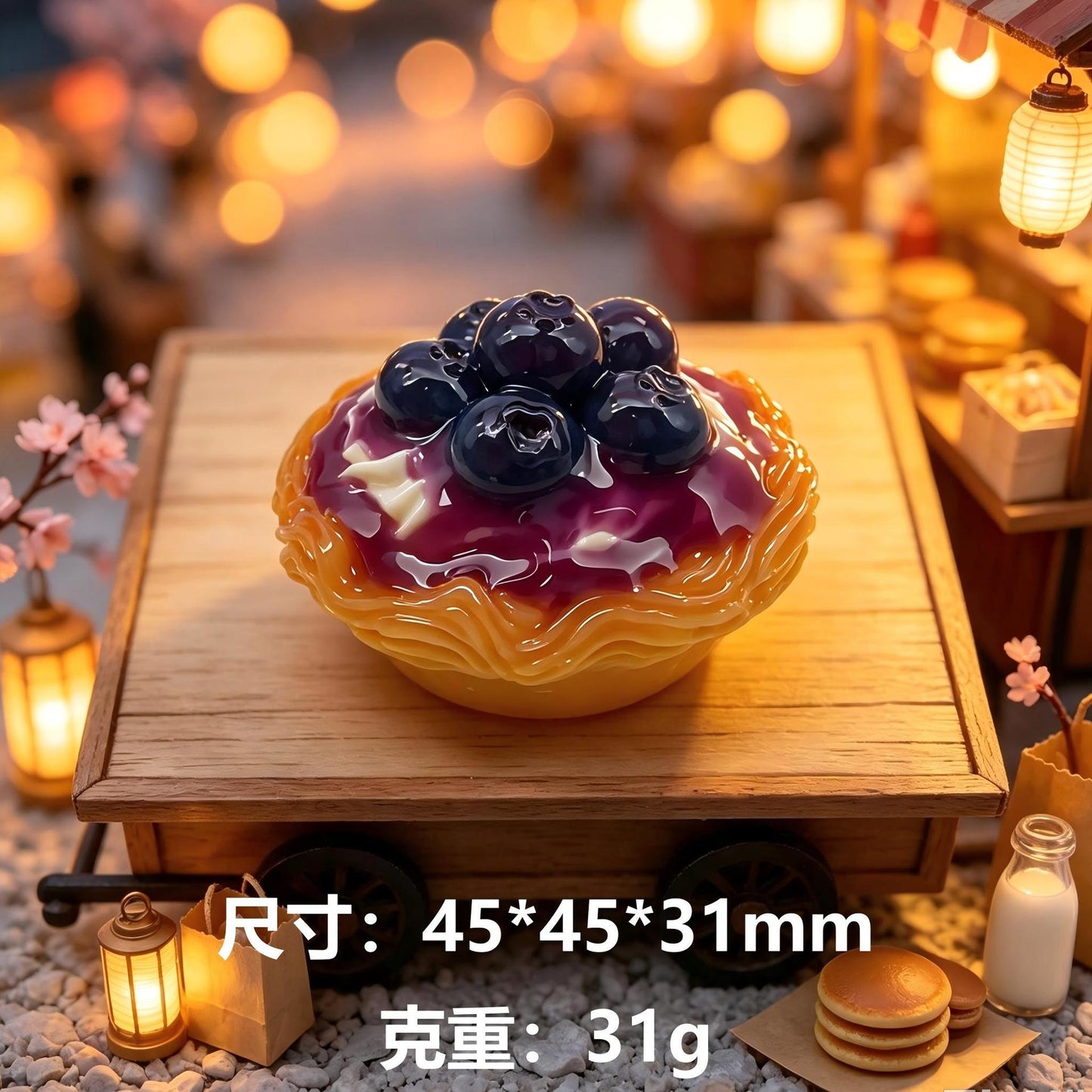 仿真水果千层蛋挞树脂配件微缩食玩小摆件DIY奶油胶手机壳材料