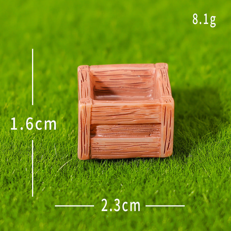 Objella - Flower Garden Scene Miniature Ornament