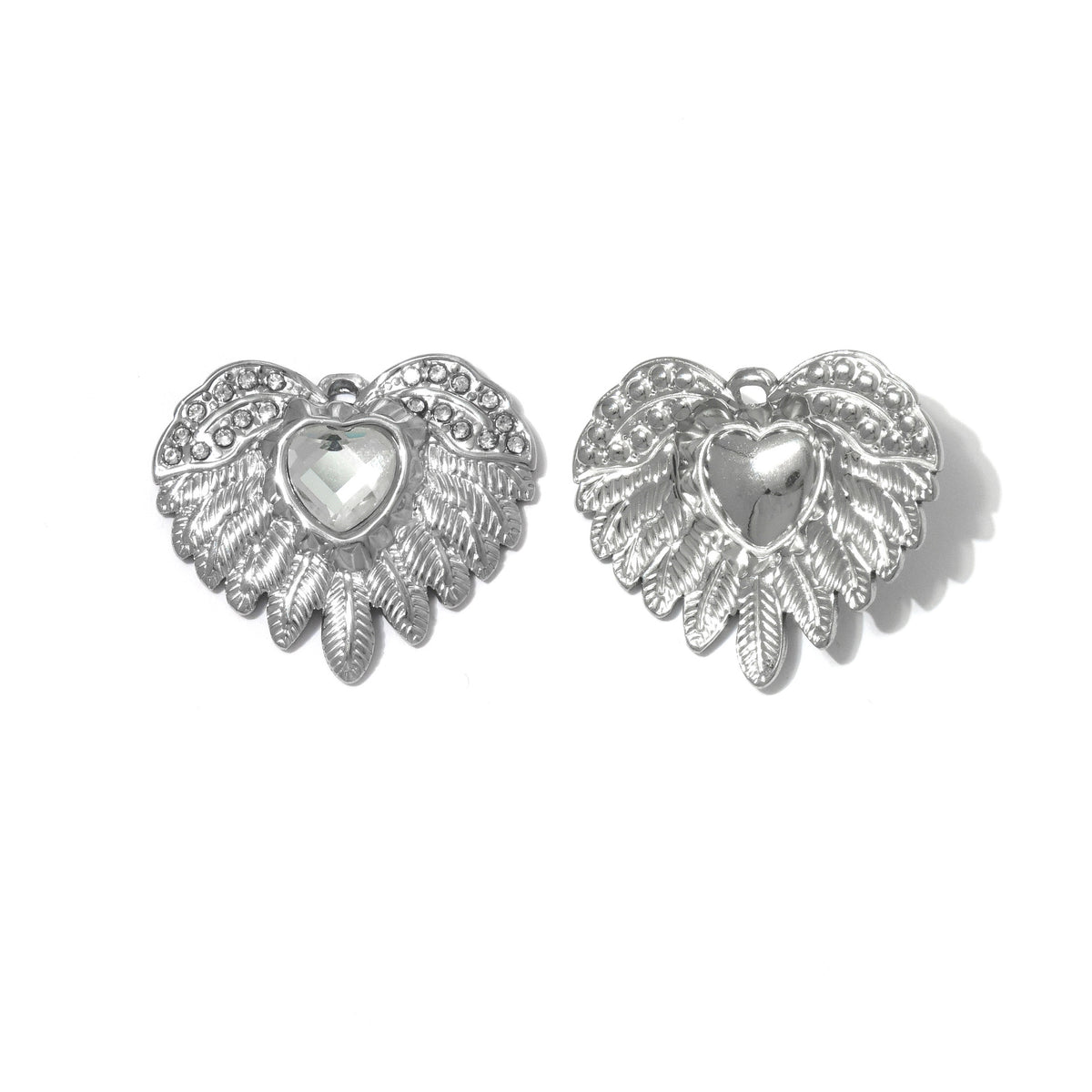 Elvane - Western Celestial Winged Heart Pendant Only