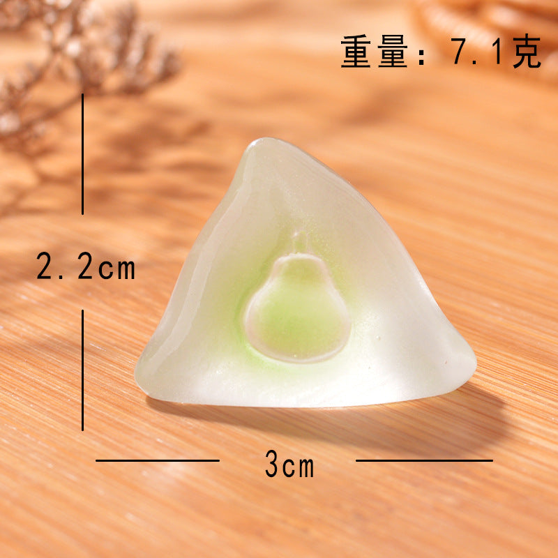 水果冰块水晶果肉微景观园艺夜光小摆件 摆饰儿童节夜光盲盒礼物