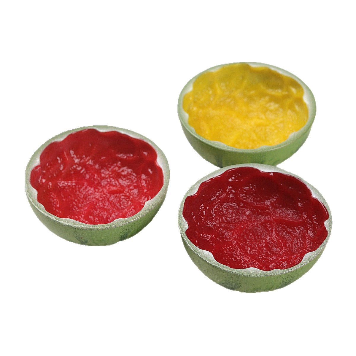 卡通diy树脂配件饰品立体西瓜碗奶油胶发夹鞋扣钥匙扣吊坠配饰
