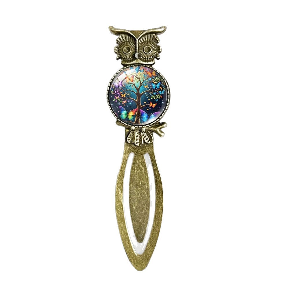 Novellea - Tree-and-Butterfly Open-Frame Bookmark