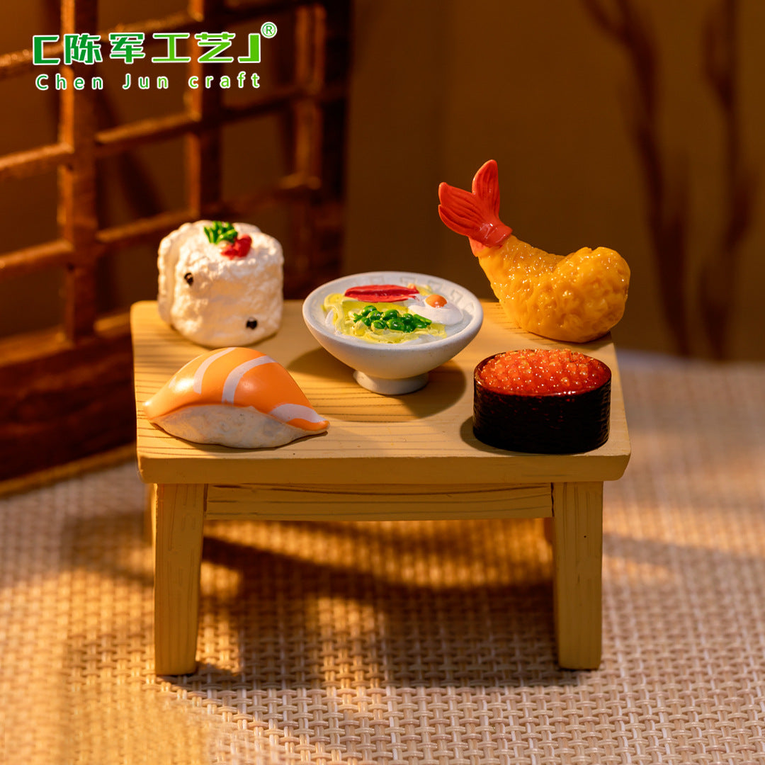 微景观创意仿真日式美食食玩娃娃屋 diy装饰品配件微缩迷你小摆件