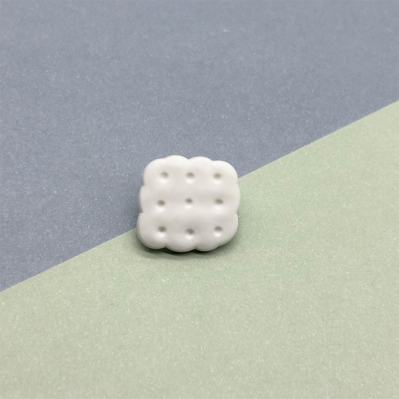 可爱饼干造型纽扣 彩色高脚不规则钮扣毛衣针织开衫外套装饰扣