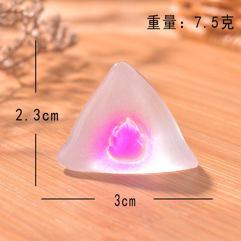 水果冰块水晶果肉微景观园艺夜光小摆件 摆饰儿童节夜光盲盒礼物