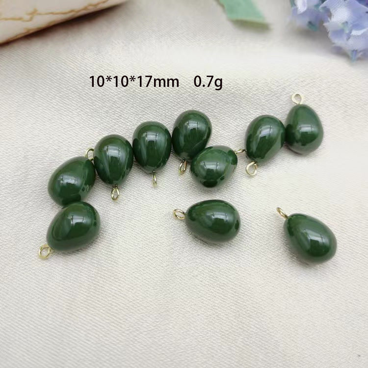 富光树脂 水果第二季树脂 彩绘 耳钉吊坠配饰 DIY卡哇伊饰品配件
