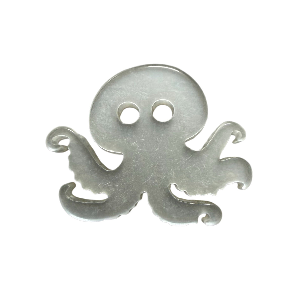 Bunli - DIY 10 Pack White Octopus Shape Button