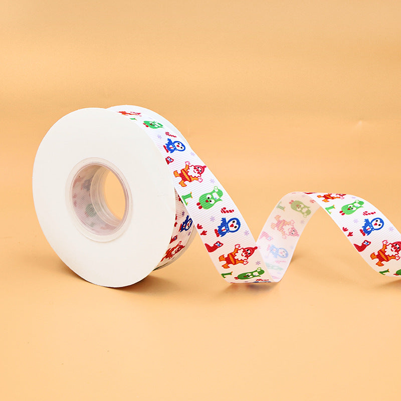 Rivora - Christmas Character Print Ribbon