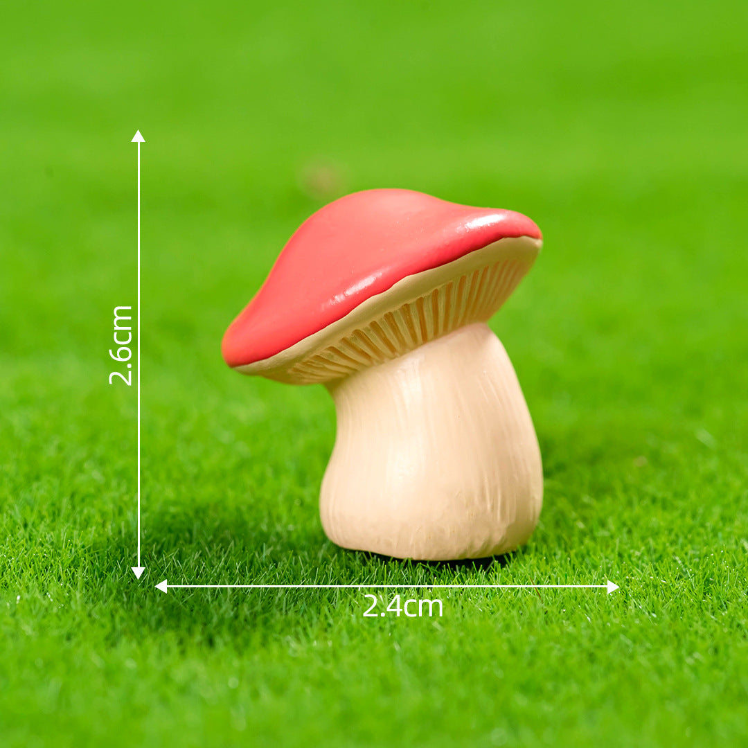 苔藓微景观卡通创意小蘑菇精灵树脂工艺品diy园艺盆栽装饰小摆件