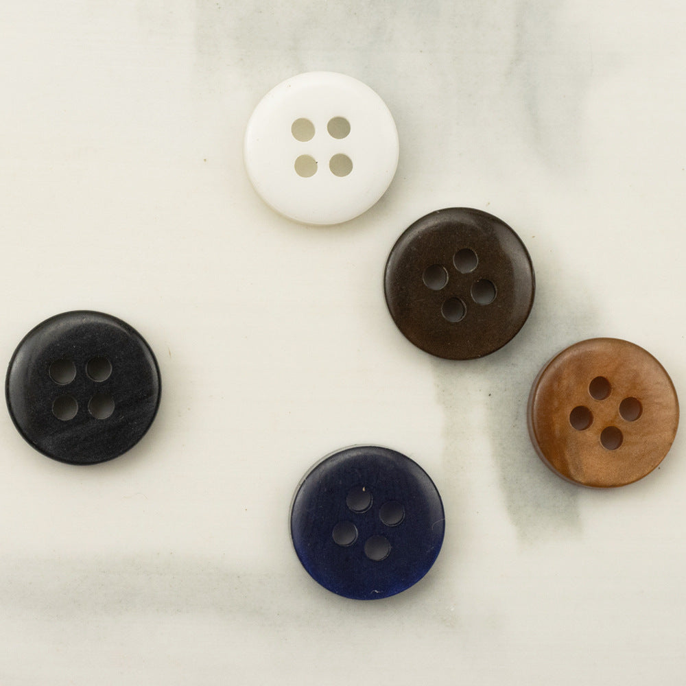 Bunli - DIY 10 Pack Wide Rim Four Hole Button
