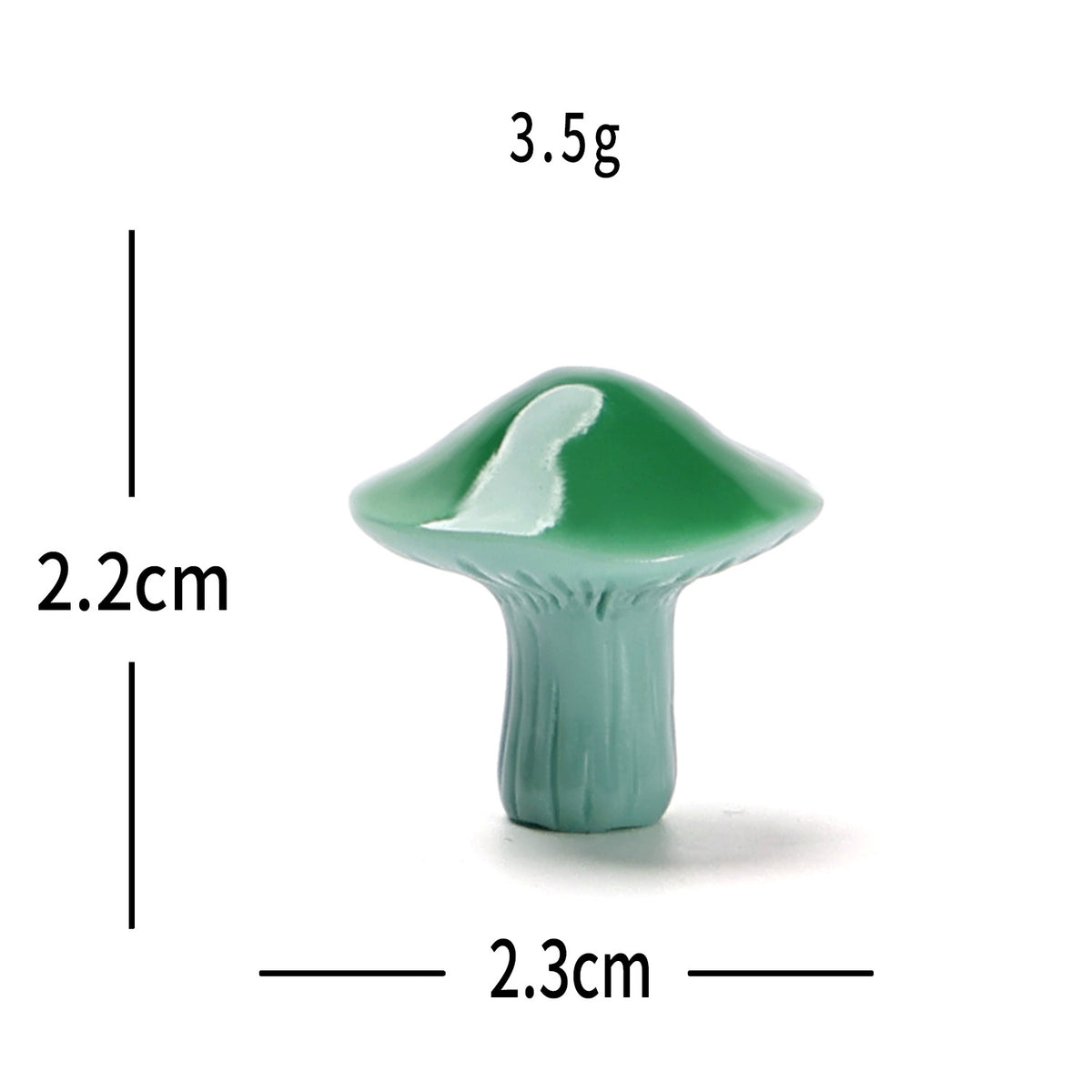 Objella - Colorful Woodland Mushroom Miniature Ornament