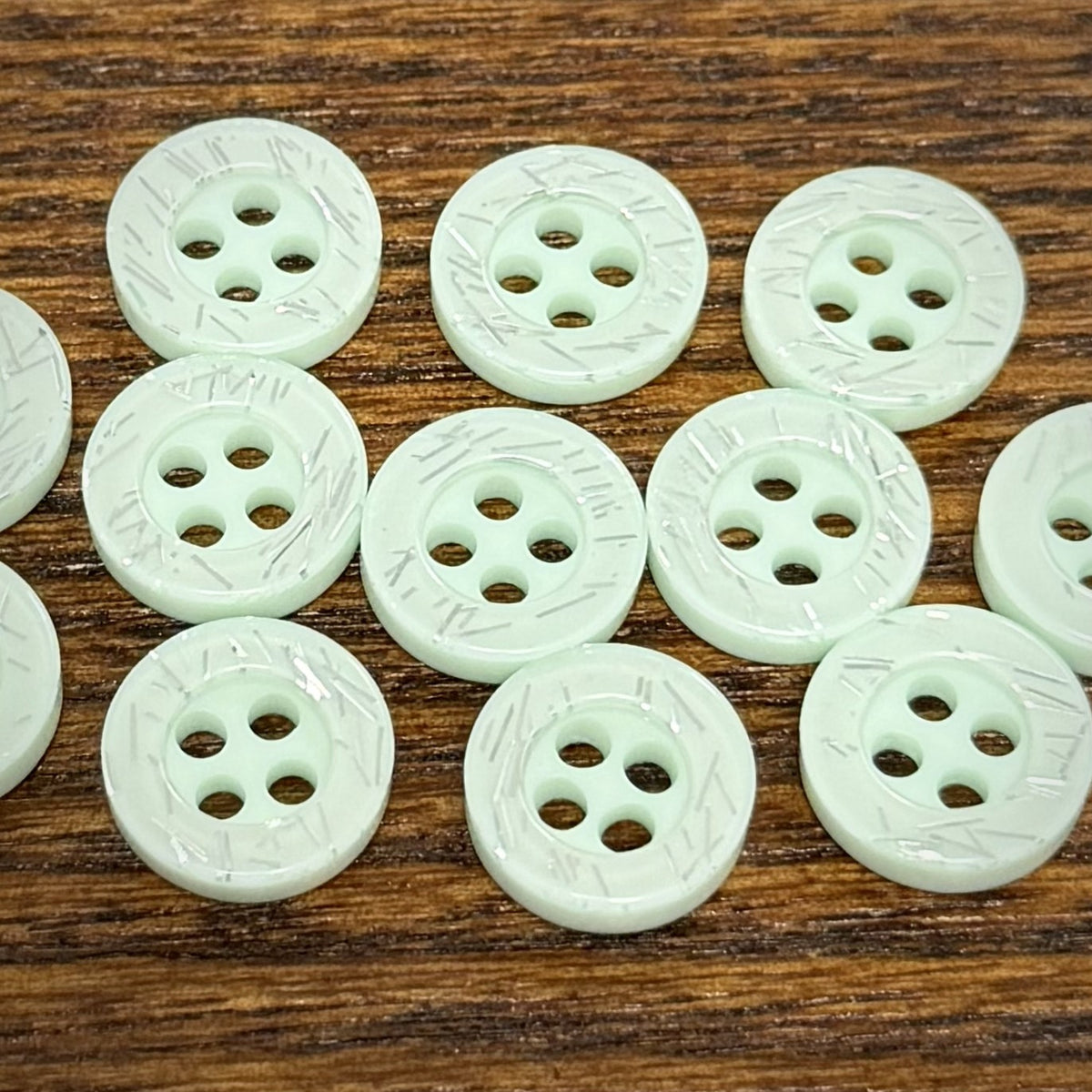清新糖果色亮片带细闪条甜美圆形宽边纽扣手作diy装饰品扣子辅料