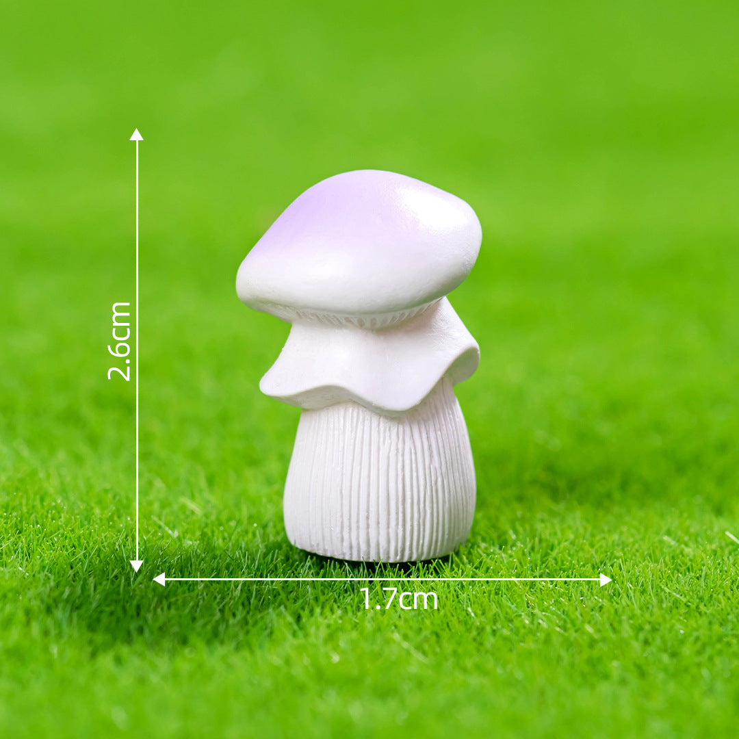 苔藓微景观卡通创意小蘑菇精灵树脂工艺品diy园艺盆栽装饰小摆件