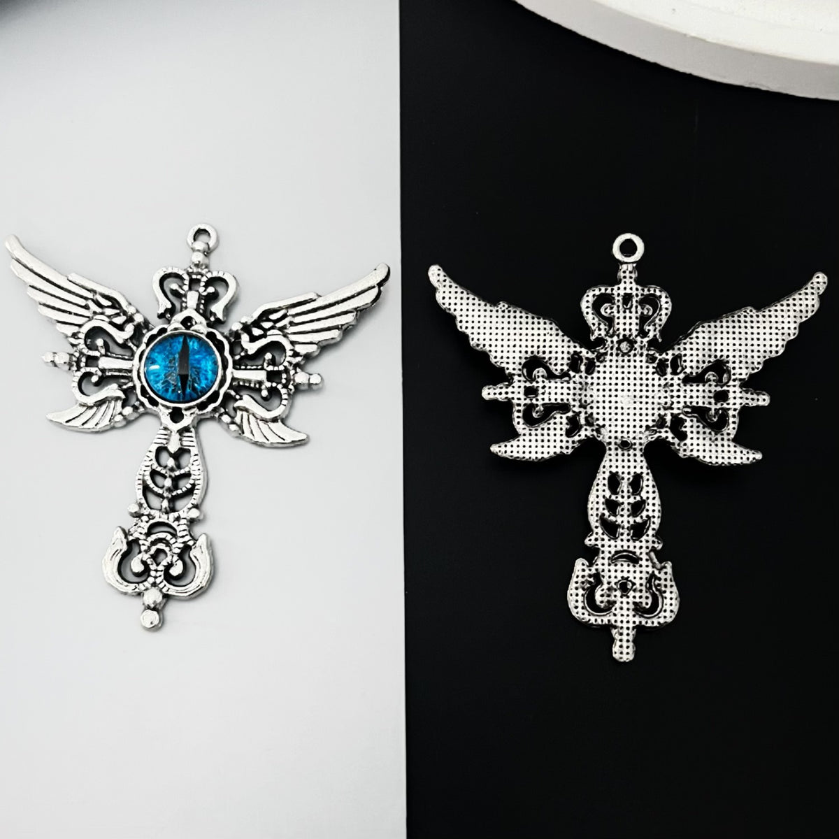 Elvane - Winged Eye Cross Pendant Only