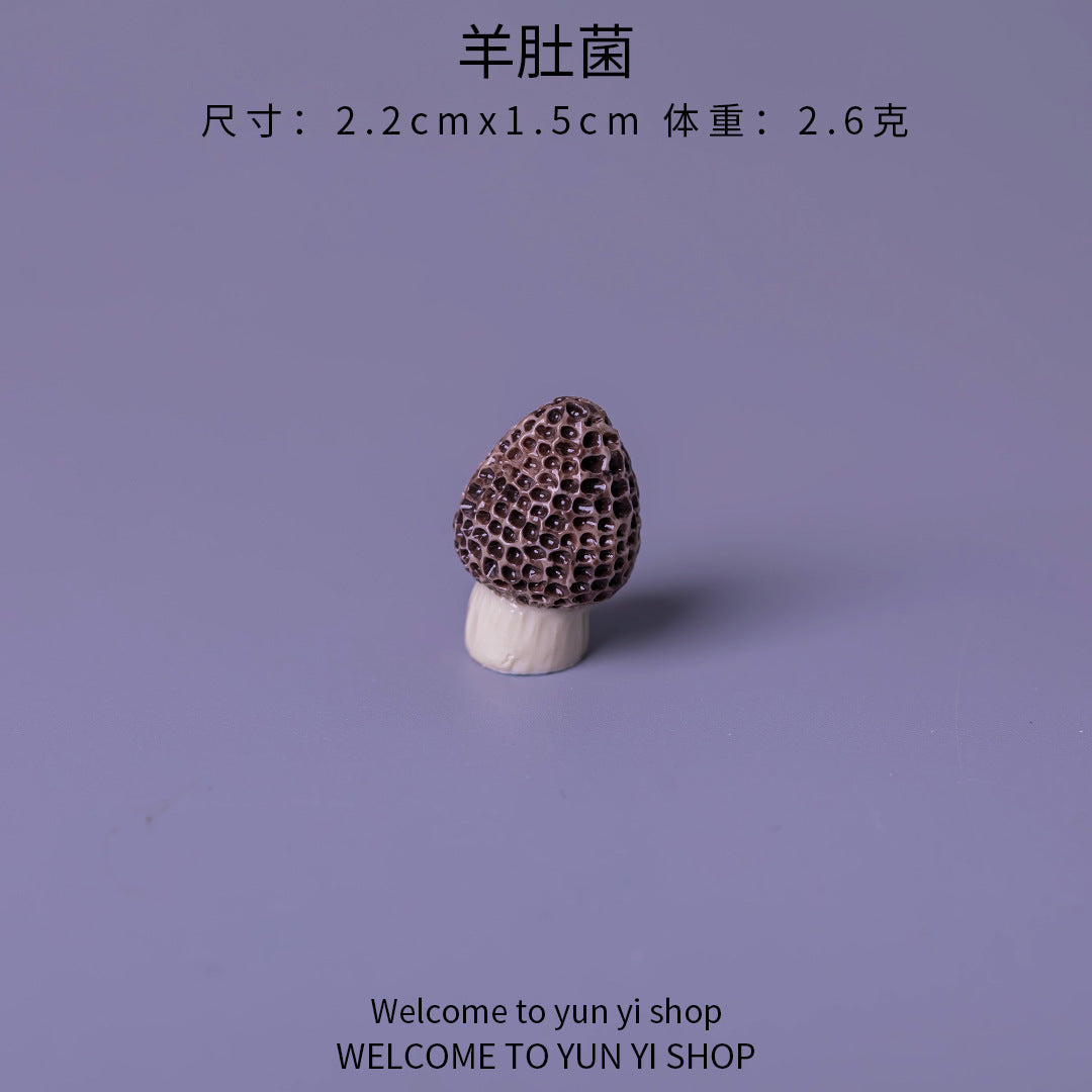 食玩小蘑菇菌香菇 微景观仿真diy装饰品盲袋配件迷你生态瓶小摆件