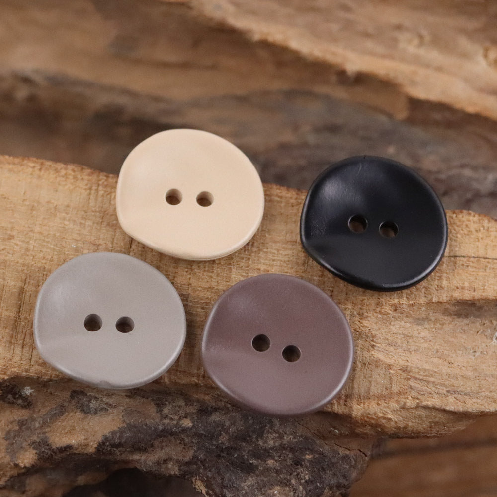 Bunli - DIY 10 Pack Curved Two Hole Button