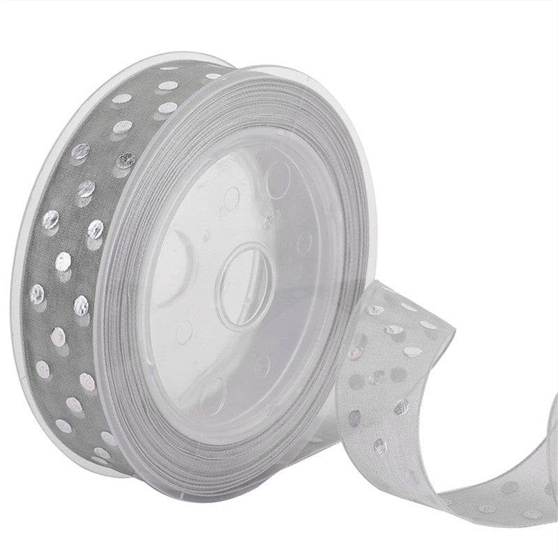 Rivora - Polka-Dot Semi-Sheer Ribbon