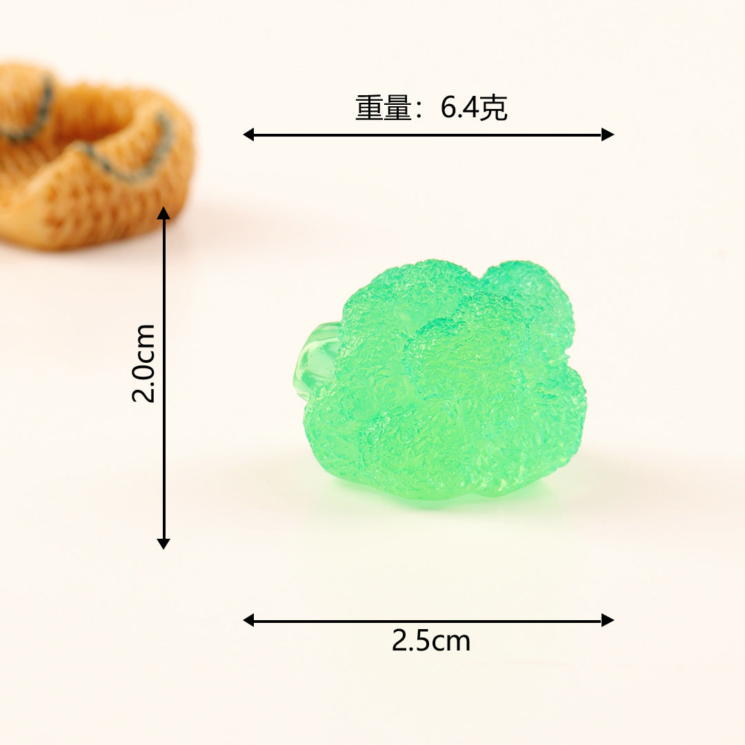 微景观小摆件夜光仿真蔬菜南瓜 创意diy装饰品微缩场景小摆件批发