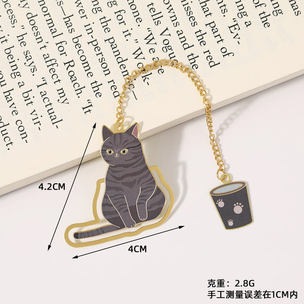 Novellea - Cat-Pose Chain-or-Tassel Bookmark