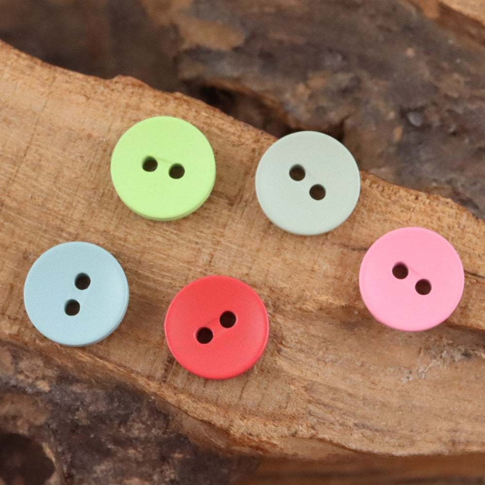 Bunli - DIY 10 Pack Bowl Shape Two Hole Button