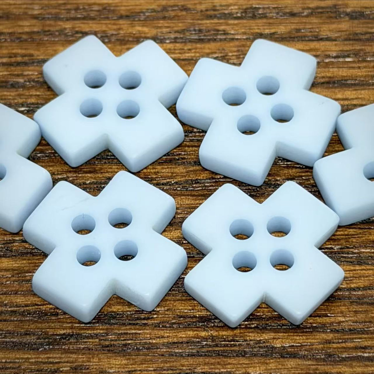 Bunli - DIY 10 Pack Puzzle Shape Four Hole Button