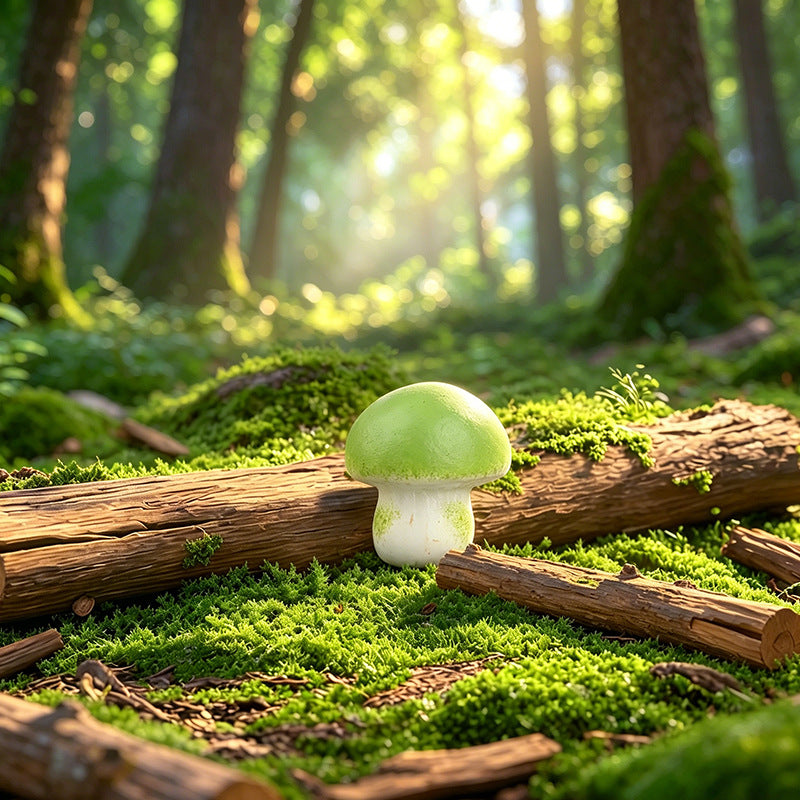 蘑菇苔藓缸造景DIY材料 迷你场景配件树脂工艺品 装饰摆件
